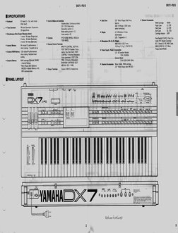 Yamaha DX7 II FD Service Manual | PDF | Electronic Music | Musical