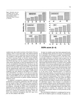 709 
Fig. 2 Mortality rate ver- 
sus SOFA score in 1643 
septic patients included in 
the European/North 
American Study of S