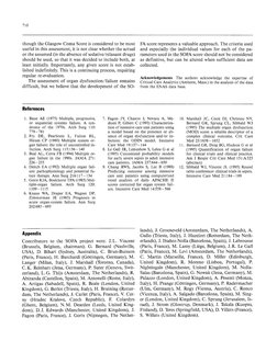 710 
though the Glasgow Coma Score is considered to be most 
useful in this assessment, it is not clear whether the actual 
o