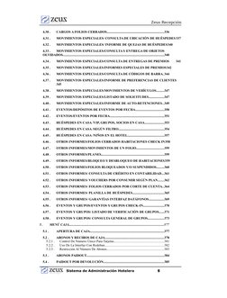Zeus Recepción
4.30 .
CARGOS A FOLIOS CERRADOS....................................................................336
4.31 .