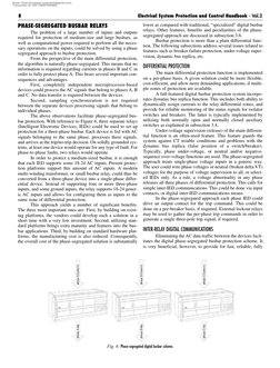 8
Electrical System Protection and Control Handbook - Vol.2
PHASE-SEGREGATED BUSBAR RELAYS
The problem of a large number of i
