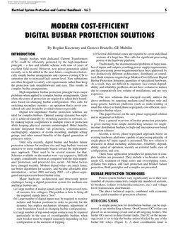 Electrical System Protection and Control Handbook - Vol.2
5
INTRODUCTION
Simple busbars with dedicated Current Transformers
(