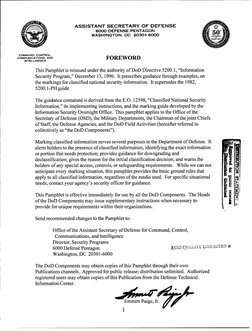 Cod Classified Documents DoD Guide to Classified Document Marking | PDF | Classified Information ...