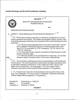 DoD Guide to Classified Document Marking | PDF | Classified Information ...