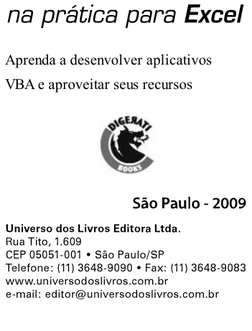 Aprenda a desenvolver aplicativos
VBA e aproveitar seus recursos

