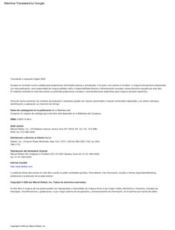 Distribución  y  Servicio  al  Cliente  Marcel  
Dekker,  Inc.,  Cimarron  Road,  Monticello,  New  York  12701,  USA  tel:
