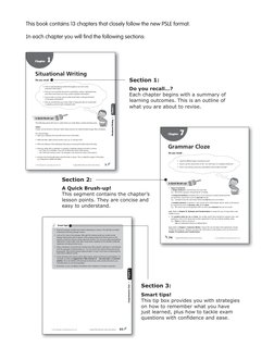 This book contains 13 chapters that closely follow the new PSLE format. 
In each chapter you will fi nd the following section