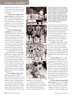 40  | BIGGER FASTER STRONGER 
NOVEMBER/DECEMBER 2013
TRAINING & EQUIPMENT
works both muscle groups, so it is an 
excellent ch