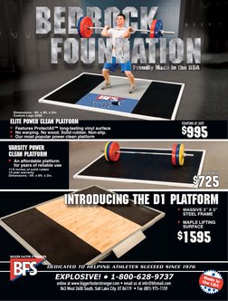 11/2 inches of solid rubber
12-year warranty
Dimensions - 6ft. x 8ft. x 2in.
DEDICATED TO HELPING ATHLETES SUCCEED SINCE 1976