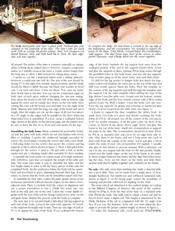 The 
-thick poplar slate liner is glued with Titebond glue and
clamped to the underside of the slate. The slate's sides are l