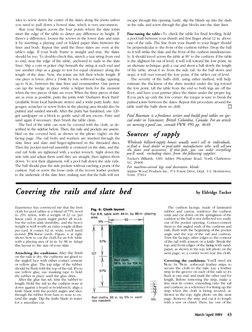 idea to screw down the center of the slates along the joints unless
you need to pull down a bowed slate, which is very uncomm