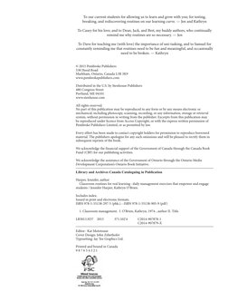 To our current students for allowing us to learn and grow with you; for testing, 
breaking, and rediscovering routines on our