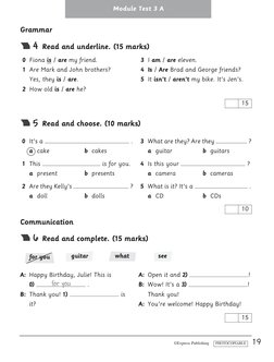 Extra Friends Test Booklet Junior A3 | PDF