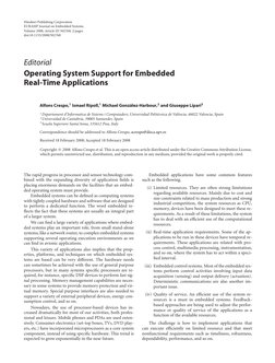 Hindawi Publishing Corporation
EURASIP Journal on Embedded Systems
Volume 2008, Article ID 502768, 2 pages
doi:10.1155/2008/5