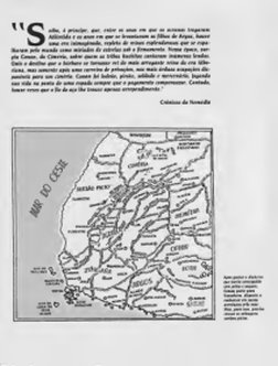 ^ ^
alba, ó príncipe, que, entre os anos em que os oceanos tragaram
Atlântida e os anos em que se levantaram os filnos de Aru