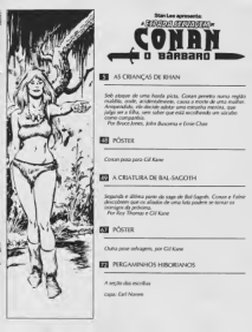 Stan Lee apresenta:
BãRBBRD
B
AS CRIANÇAS DE RHAN
Sob ataque de uma horda picla, Conan penetra numa região
maldita, onde, aci