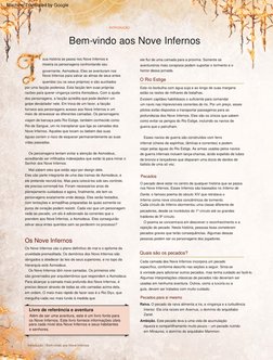 Pecados  para  si  mesmo
4
Introdução  |  Bem-vindo  aos  Nove  Infernos
Pecados
Os  Nove  Infernos
Além  de  ser  uma  avent