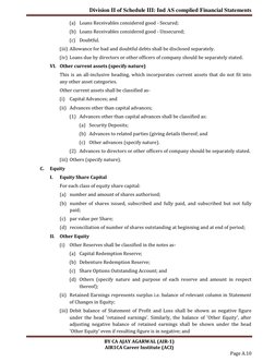 Schedule III Division II Financial Statements | PDF | Equity (Finance ...