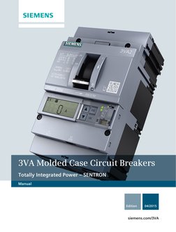 Siemens 3VA Circuit Breaker Manual | PDF | Electrical Engineering ...