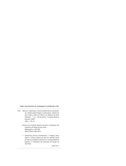 Dados internacionais de Catalogação-na-Publicação (CIP)
T267 
Telecurso : Matemática : ensino fundamental, livro do profes-
s