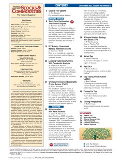 4 • December 2022 • Technical Analysis of Stocks & Commodities
Copyright © 2022 Technical Analysis, Inc. All rights reserved.