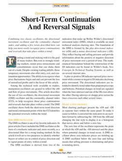 December 2022 • Technical Analysis of Stocks & Commodities • 9
Combining two classic oscillators, the directional 
movement o