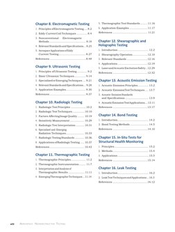 Chapter 8. Electromagnetic Testing 
1. Principles of Electromagnetic Testing .... 8.2 
2. Eddy Current Coil Techniques ......