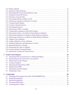 2.10 Hiding a Method
. . . . . . . . . . . . . . . . . . . . . . . . . . . . . . . . . . . . . . . . . .
11
2.11 Ignoring Com