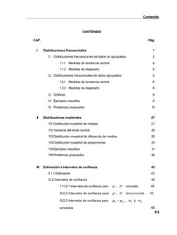 ______________________________________________________________________________Contenido 
CONTENIDO 
CAP. 
Pág. 
I 
Distribu