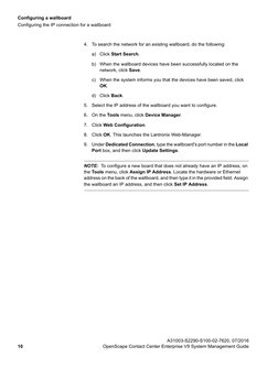 Configuring a wallboard
syswallboards.fm
Configuring the IP connection for a wallboard
 A31003-S2290-S100-02-7620, 07/2016
10