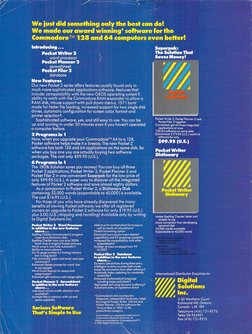 We just did something only the best can do!
We made our award winning* software for the
Commodore™128 and 64 computers even b