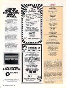HOW TO
TURN YOUR
COMMODORE
INTO A
BANKER.
Here's how to make the
investment in your Commo
dore really pay off.
With SPECTRUM.