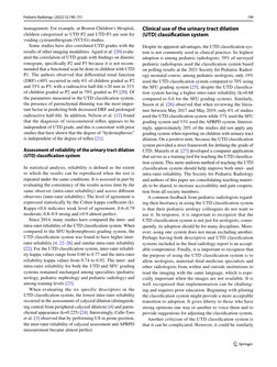 UTD Classification Update for Urinary Dilation | PDF | Kidney | Urology