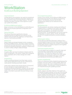 EcoStruxure™Building
WorkStation
EcoStruxure Building Operation
03-30026-01-en, April 2019
© 2019 Schneider Electric. All rig
