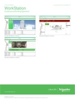 www.schneider-electric.com
EcoStruxure™Building
WorkStation
EcoStruxure Building Operation
03-30026-01-en, April 2019
© 2019