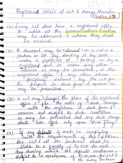 LLP Act 2008 Notes for CA Students | PDF | Business Economics | Private Law