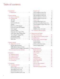 2
Table of contents
1 Introduction 
 1.1  Applications . . . . . . . . . . . . . . . . . . . . . . . . . 3
2 System overview
