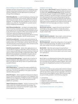 SIMATIC WinCC – Basic system
5
Plant Intelligence and IT & Business Integration
Standard interfaces and powerful tools for di