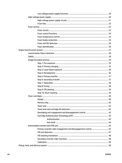 Low-voltage power supply functions ............................................................................. 20
High-volt