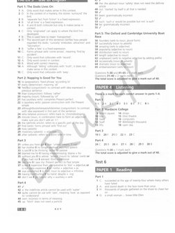 First Certificate Practice Tests Plus 2 Answer Key and Tape Scripts | PDF
