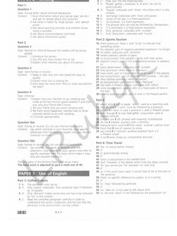 First Certificate Practice Tests Plus 2 Answer Key and Tape Scripts | PDF