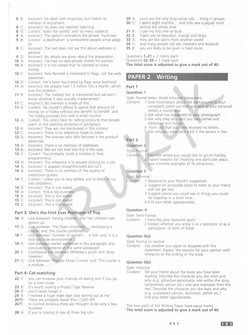First Certificate Practice Tests Plus 2 Answer Key and Tape Scripts | PDF