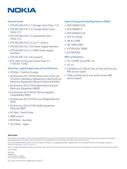 About Nokia
We create the technology to connect the world. Powered by the research and innovation of Nokia Bell Labs, we serv