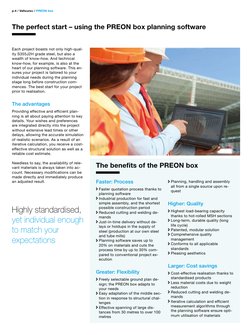 p.4 / Vallourec / PREON box 
The perfect start – using the PREON box planning software
Each project boasts not only high-qual
