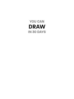 You Can Draw in 30 Days PDF | PDF