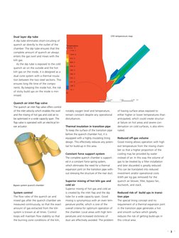3
Dual layer dip tube 
A dip tube eliminates short-circuiting of
quench air directly to the outlet of the
chamber. The dip tu