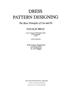dress pattern designing natalie bray Client Challenge