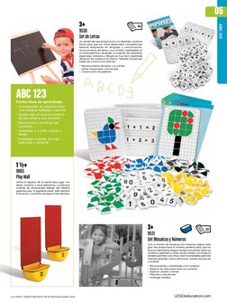 05
352
05
156
LEGOeducation.com
ABC 123
Los colores y diseños decorativos de los elementos pueden variar.
3+
9531
Set Mosaico