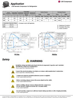 LG Refrigeration Compressor Specifications | PDF