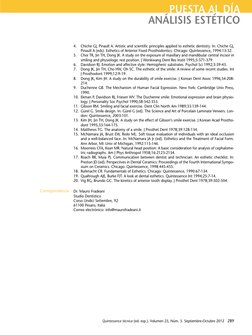 Quintessence técnica (ed. esp.). Volumen 23, Núm. 5. Septiembre-Octubre 2012  289
PUESTA AL DÍA
ANÁLISIS ESTÉTICO
4. Chiche G